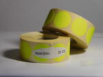 Körcímke TT 33 mm 1000db/tek.fluó sárga