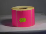 Papír címke 80x50 mm * 1000db / tekercs magenta