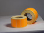 Papír címke 40x20 mm 1000db /tek. fluó narancs