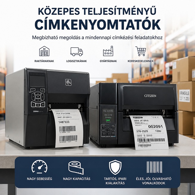 közepes címkenyomtatók