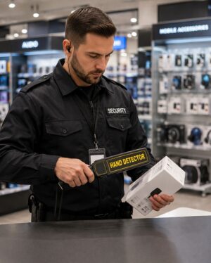 Áruvédelmi kézi detektor