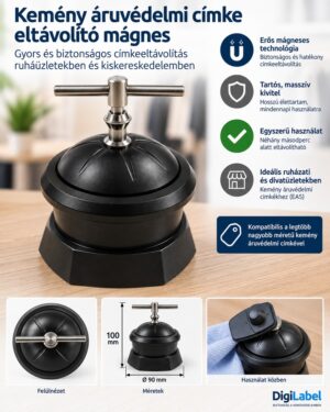 leszedőmágnes golf tag áruvédelmi címkéhez