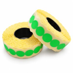 zöld körcímke 12 mm